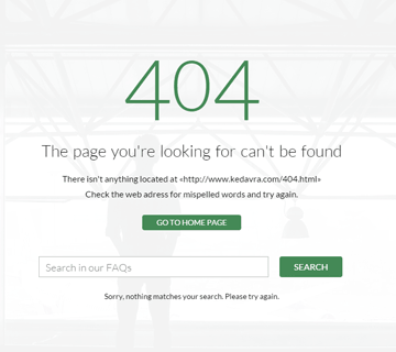 404 Error Page
